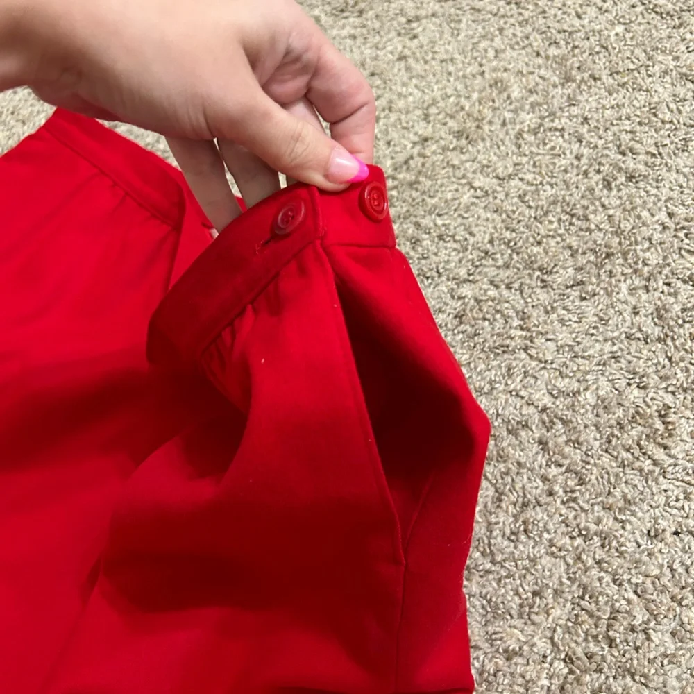 Pendleton Red Pencil Skirt Pure Virgin Wool USA Women's Size 20W Plus Business